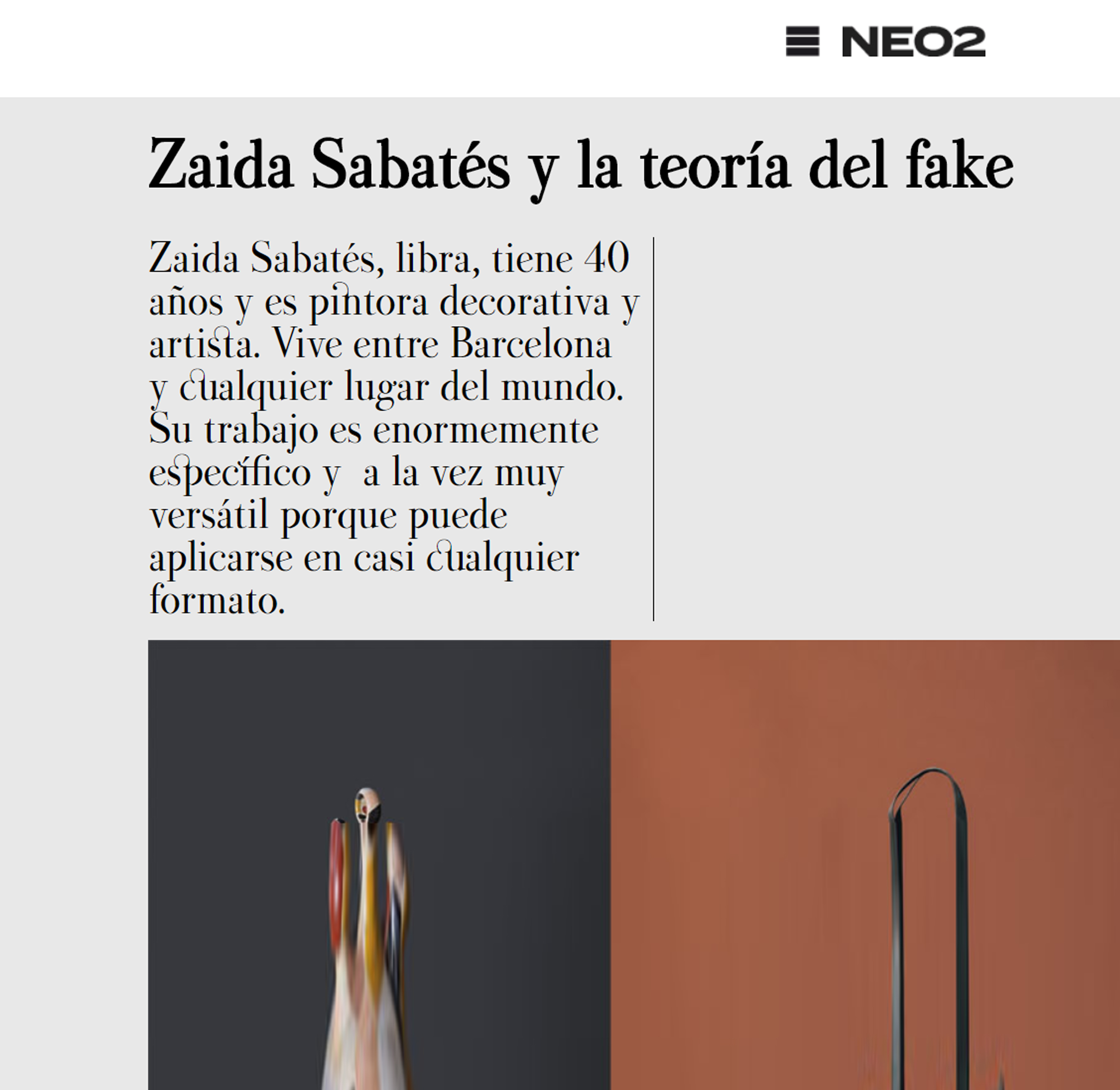 NEO2 Zaida Sabates